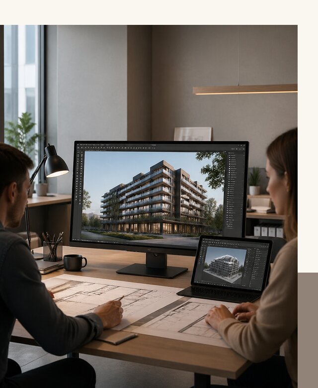 3D визуализация архитектуры и объектов строительства в Кимовске