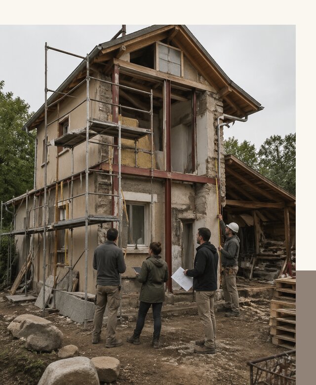 Реконструкция загородного дома под ключ в Кимовске от бюро