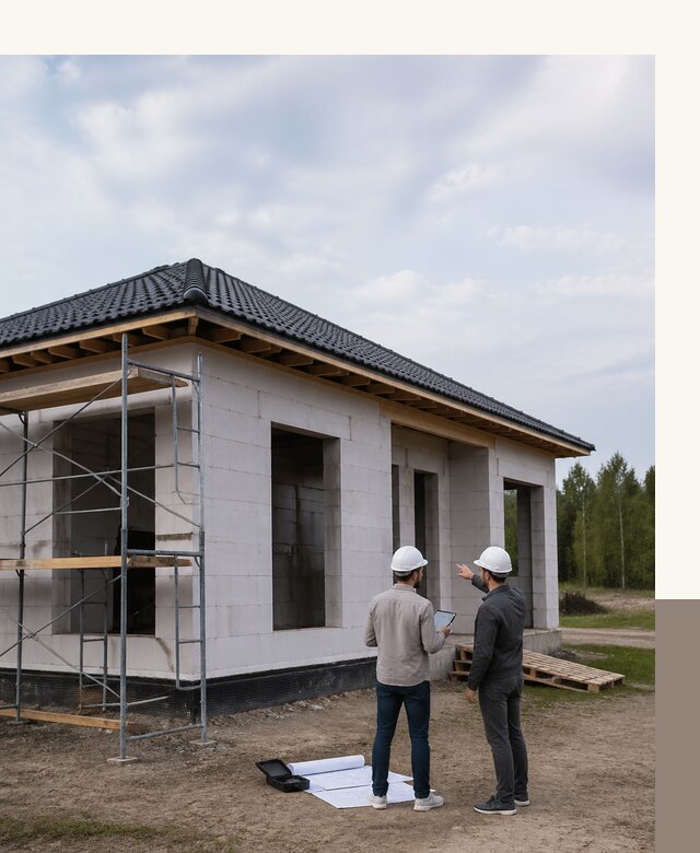 Проектирование одноэтажных домов из газобетона в Кимовске